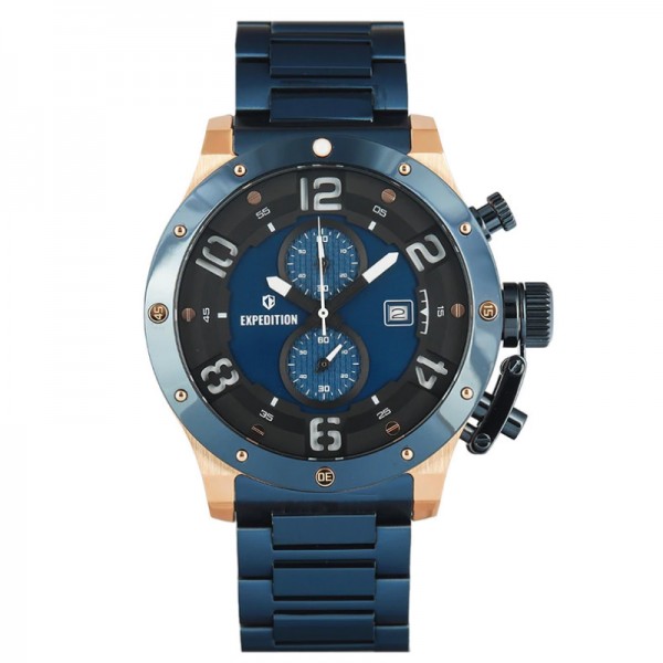 Expedition 6381 Rosegold Blue Man Steel MCBURBU1